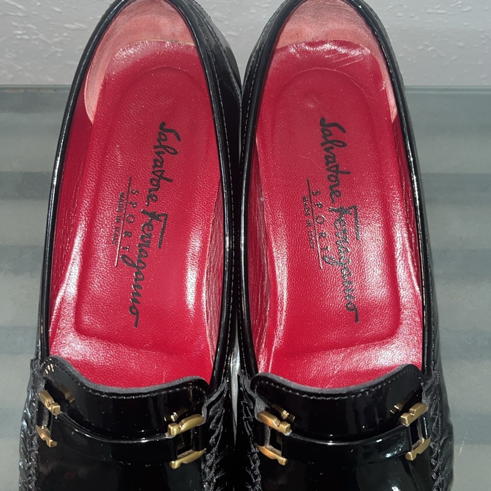 Salvatore Ferragamo sport leather loafers - Picture 7 of 9